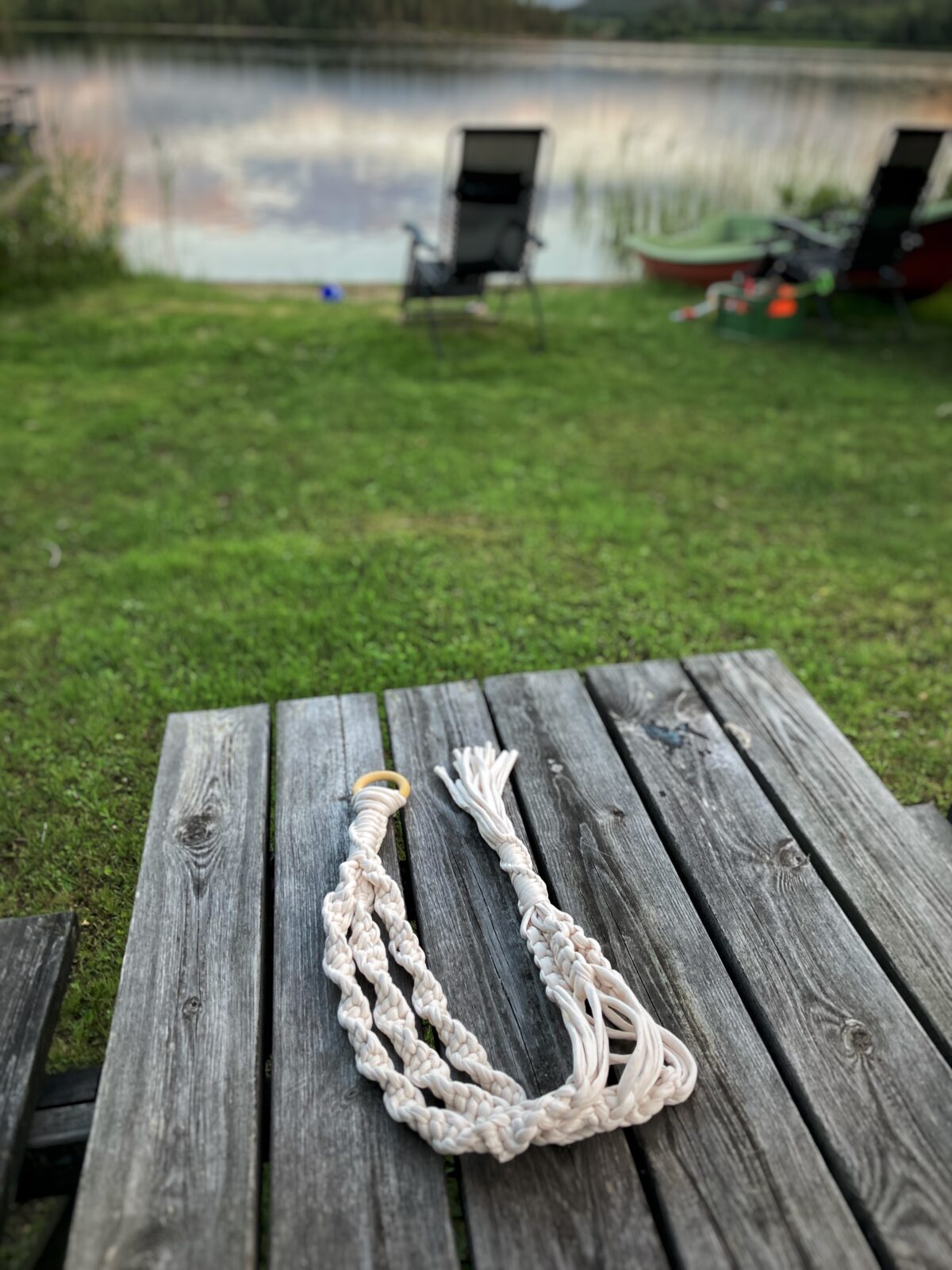 Gräddvita amplar med snurr - XL - Bild 6