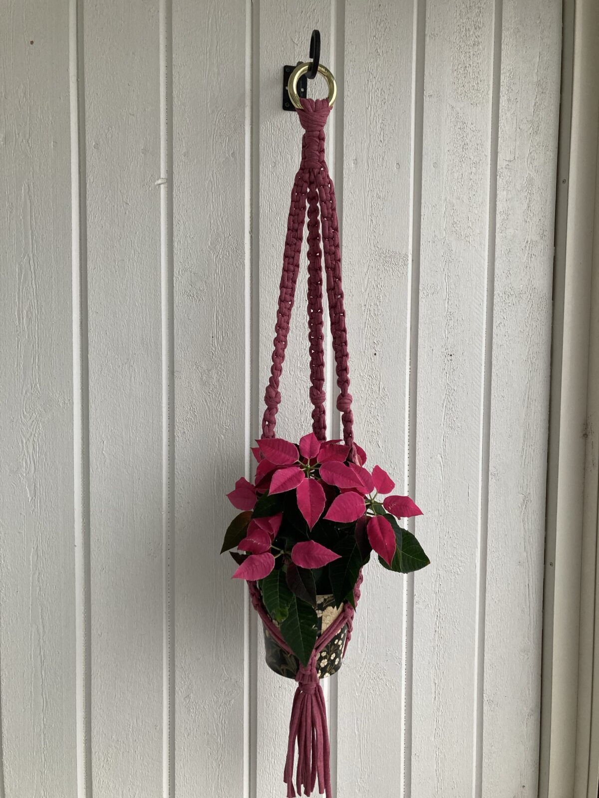 Mörkrosa ampel - 80 cm