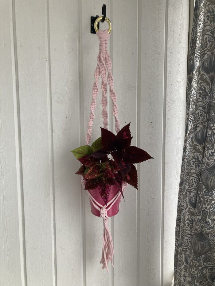 Ljusrosa ampel - 85 cm