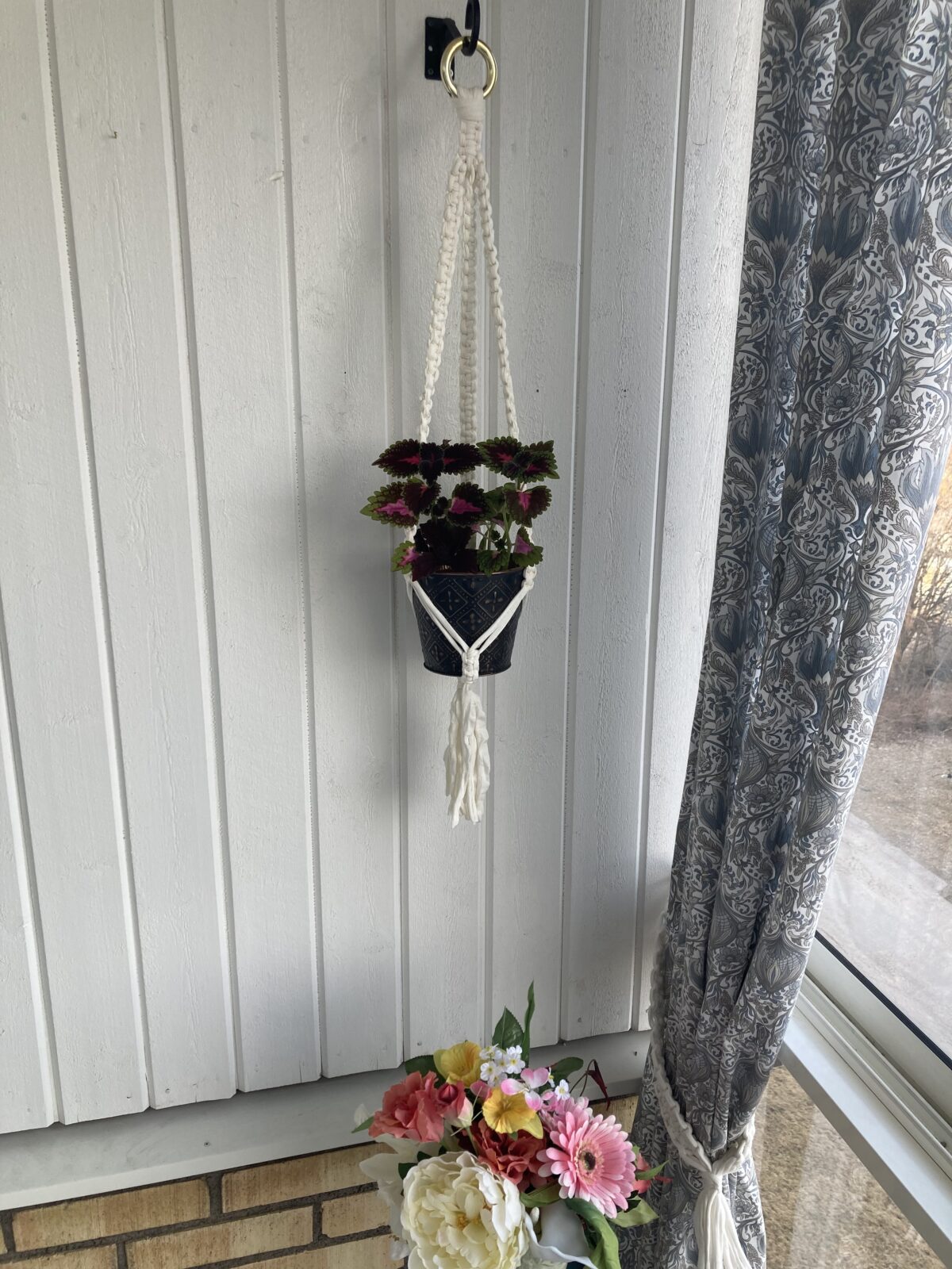 Gräddvit ampel - 80 cm - Bild 3